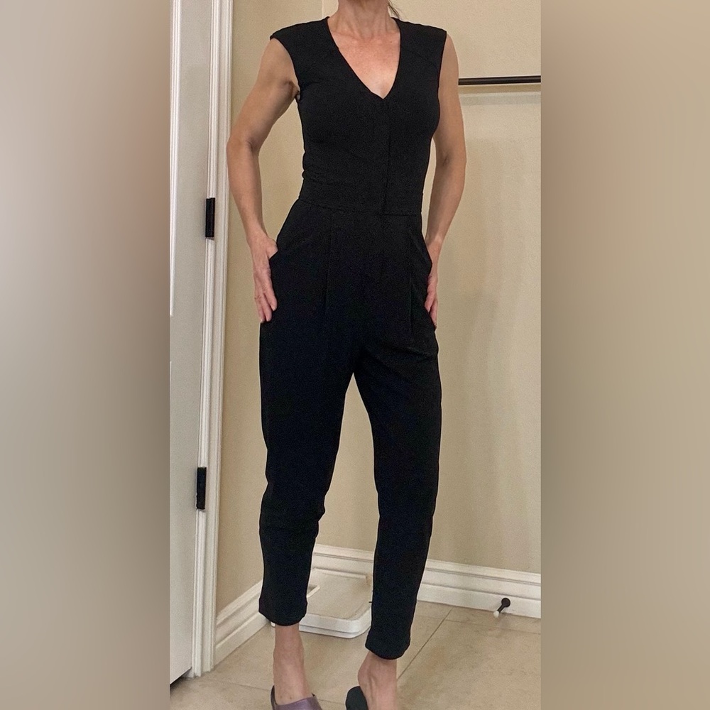 Kardashians Bebe Black Jumpsuit Small